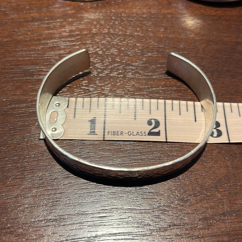 Bulk 3 sterling silver cuff bracelet - Picture 8 of 8